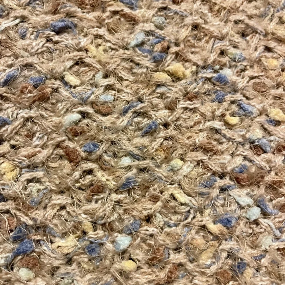 Elegant Beige and Blue Women's Sweater